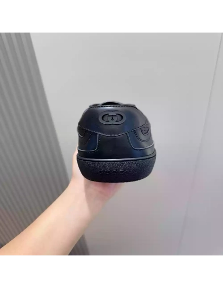 Black Leather Sneaker,Men's Casual Shoes,Premium Streetwear