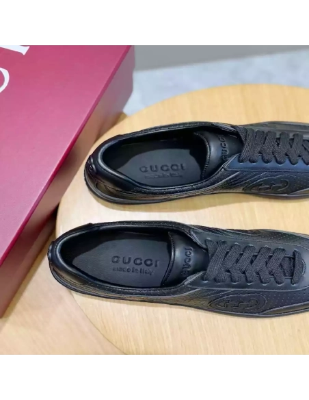 Black Leather Sneaker,Men's Casual Shoes,Premium Streetwear