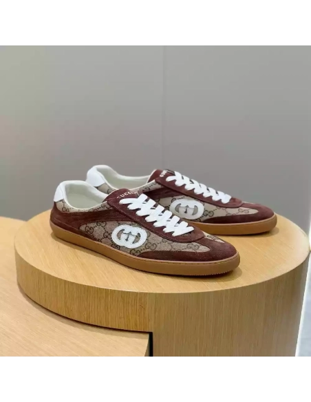 Casual Luxury Footwear,Dark Brown Sneakers,Men's Suede Sneakers