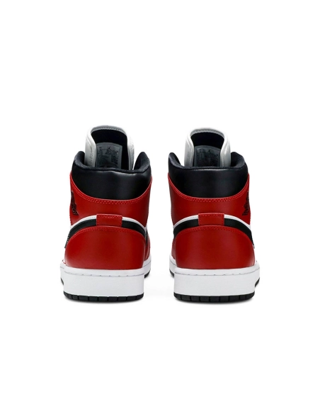 AIR JORDAN 1 MID CHICAGO BLACK TOE 554724 069,AIR JORDAN 1 MID,Air Jordan