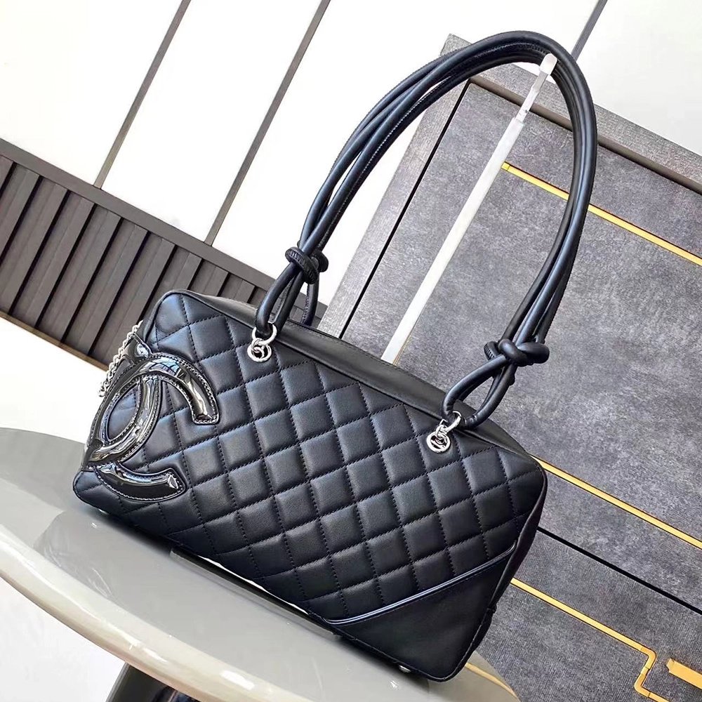Chanel Cambon line bowling Shoulder Bags A25171 27X15X10cm,Chanel Bags