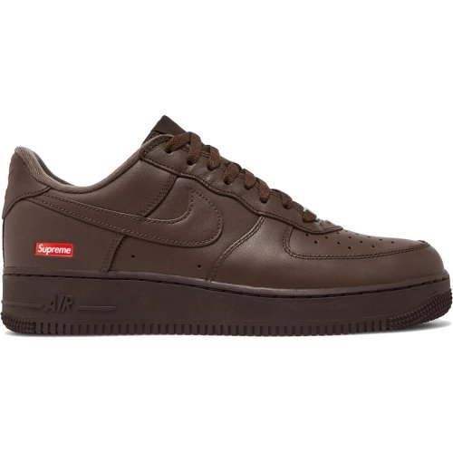 Supreme x Air Force 1 Low Box Logo - Baroque Brown,NIKE AIR FORCE