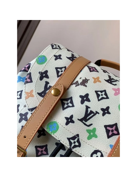 Louis Vuitton Christopher MM Vanilla Bags M25240 44X38X12.5cm,Louis Vuitton Bags