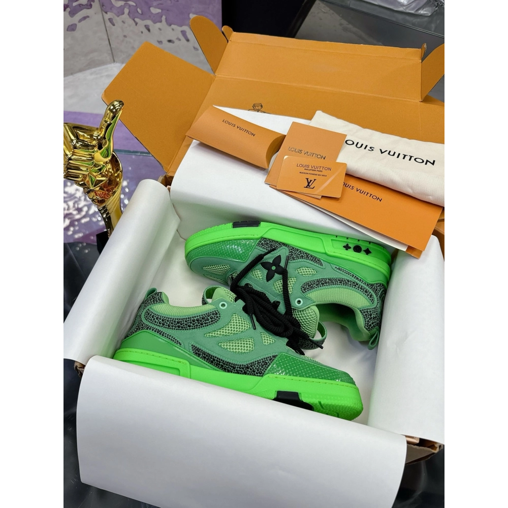 Louis Vuitton Skate Trainer Green