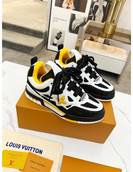Louis Vuitton Skate Trainer Black yellow