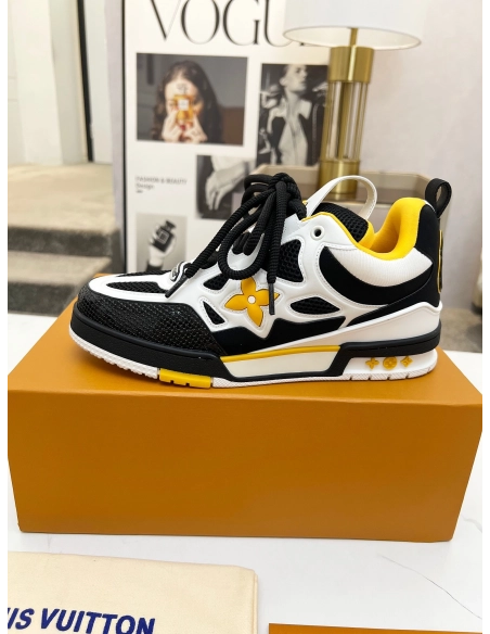 Louis Vuitton Skate Trainer Black yellow
