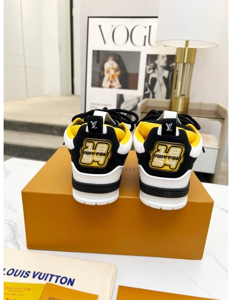 Louis Vuitton Skate Trainer Black yellow