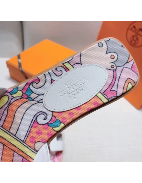 Hermes flat slides summer shoes_13