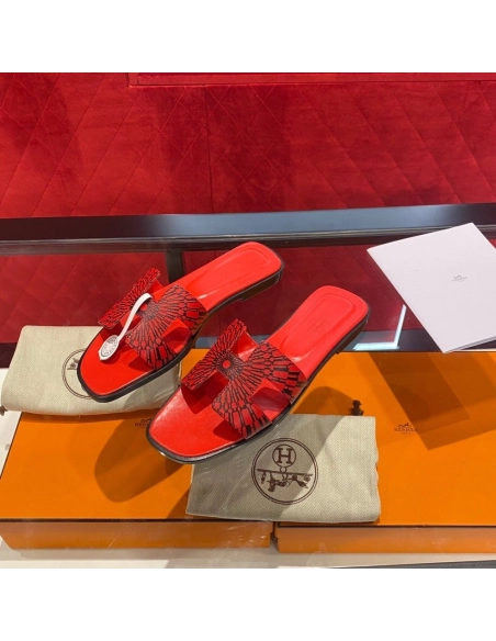 Hermes flat slides summer shoes_2