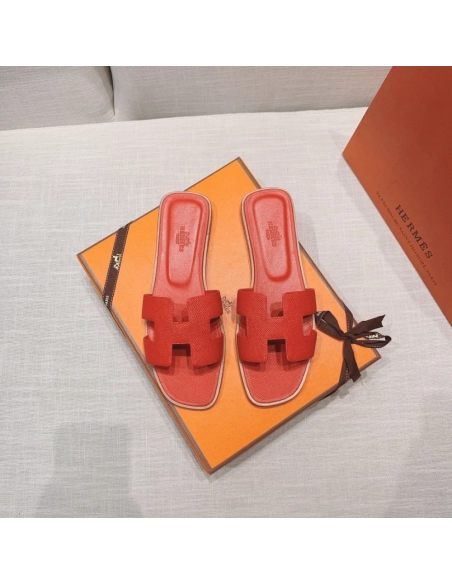 Hermes flat slides summer shoes_21