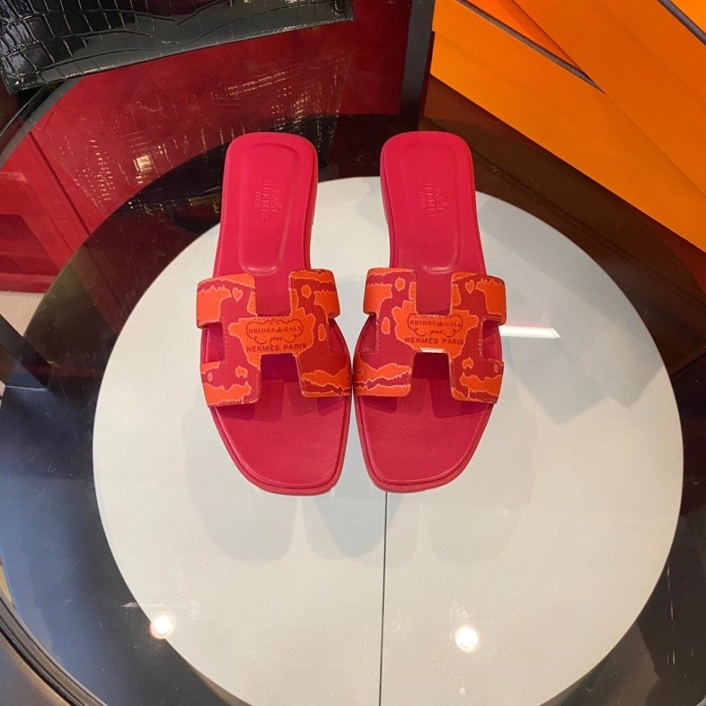 Hermes flat slides summer shoes_3