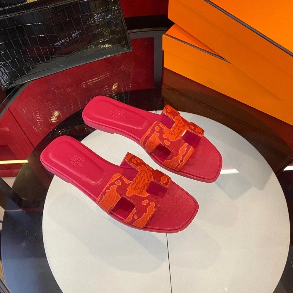 Hermes flat slides summer shoes_3