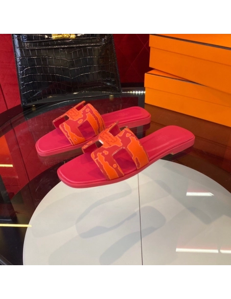 Hermes flat slides summer shoes_3