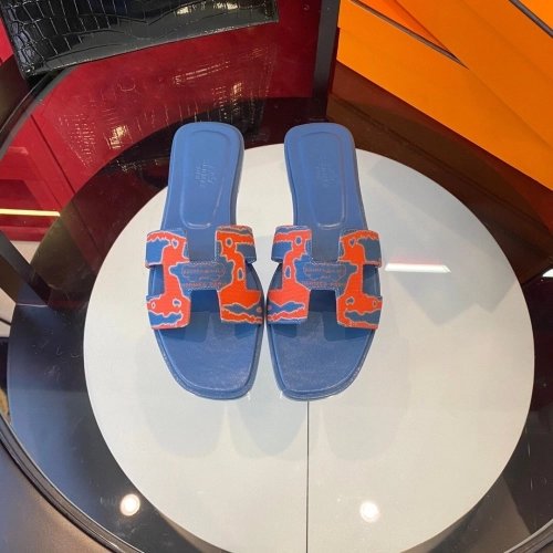 Hermes flat slides summer shoes_4