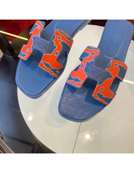 Hermes flat slides summer shoes_4