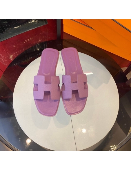 Hermes flat slides summer shoes_5