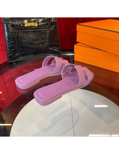 Hermes flat slides summer shoes_5