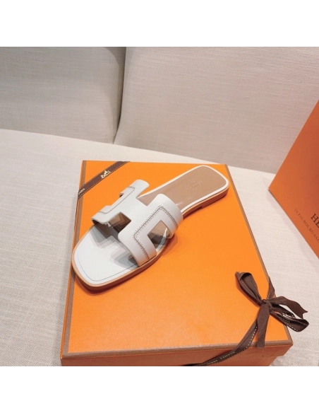 Hermes flat slides summer shoes_7