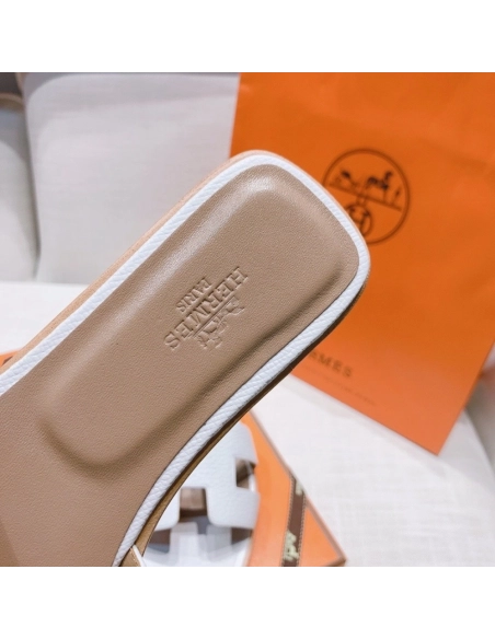 Hermes flat slides summer shoes_8