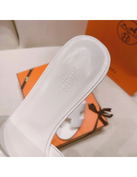 Hermes mid-heel slides summer shoes_10