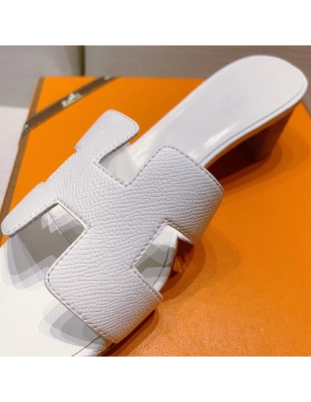Hermes mid-heel slides summer shoes_10