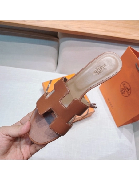 Hermes mid-heel slides summer shoes_16