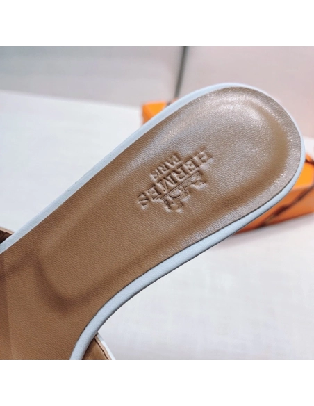 Hermes mid-heel slides summer shoes_17