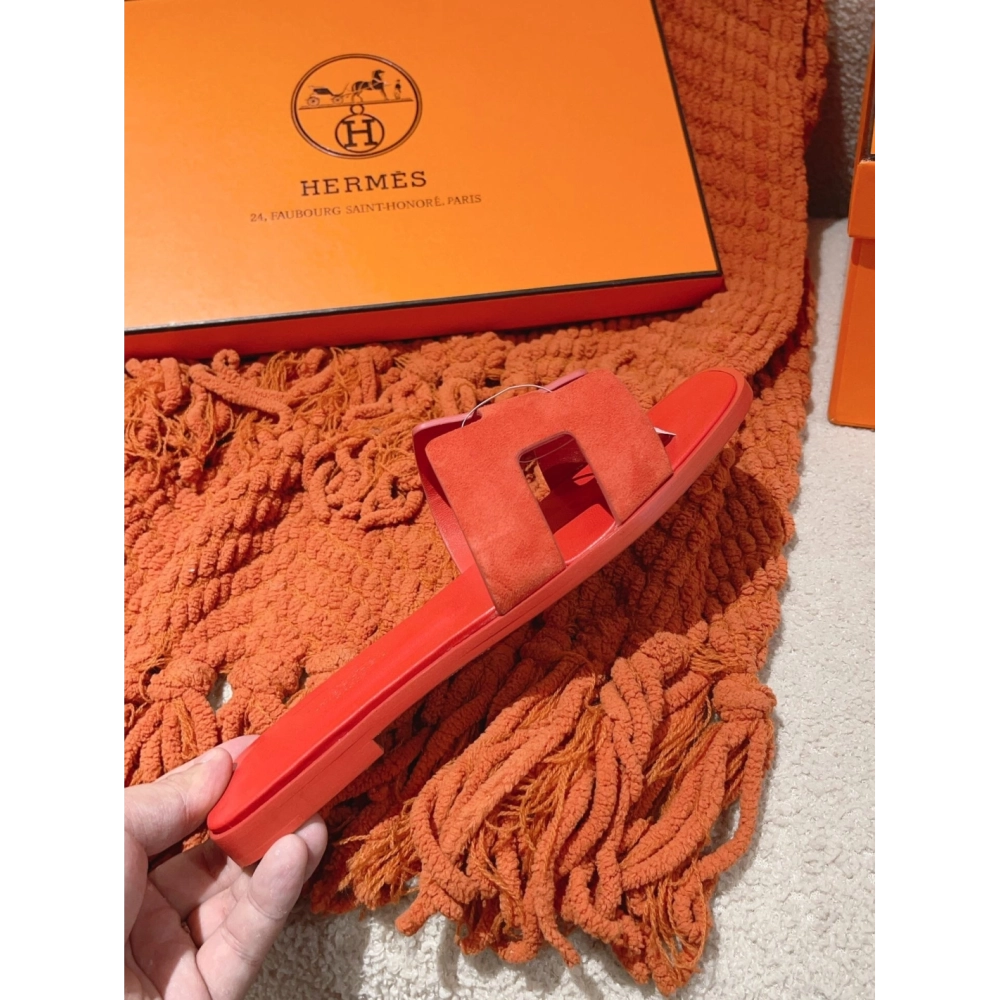 Hermes Oran slides summer shoes_1