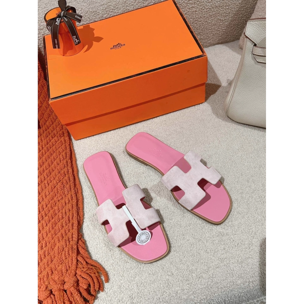 Hermes Oran slides summer shoes_11