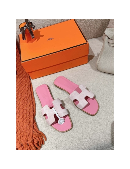 Hermes Oran slides summer shoes_11
