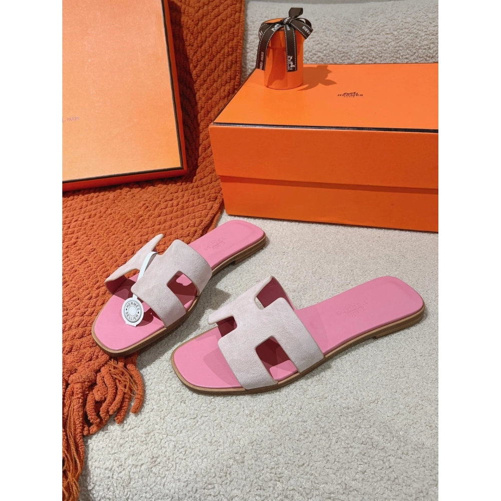 Hermes Oran slides summer shoes_11
