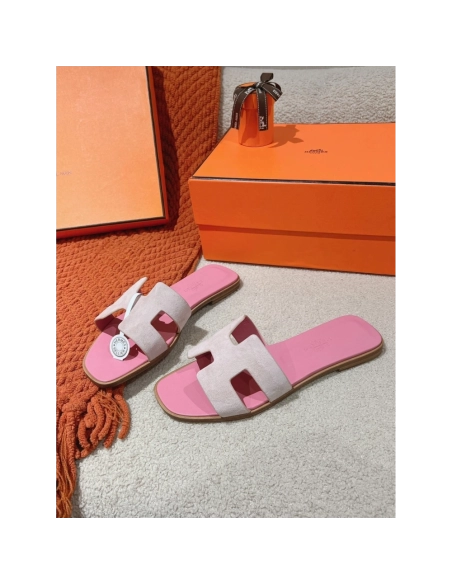 Hermes Oran slides summer shoes_11