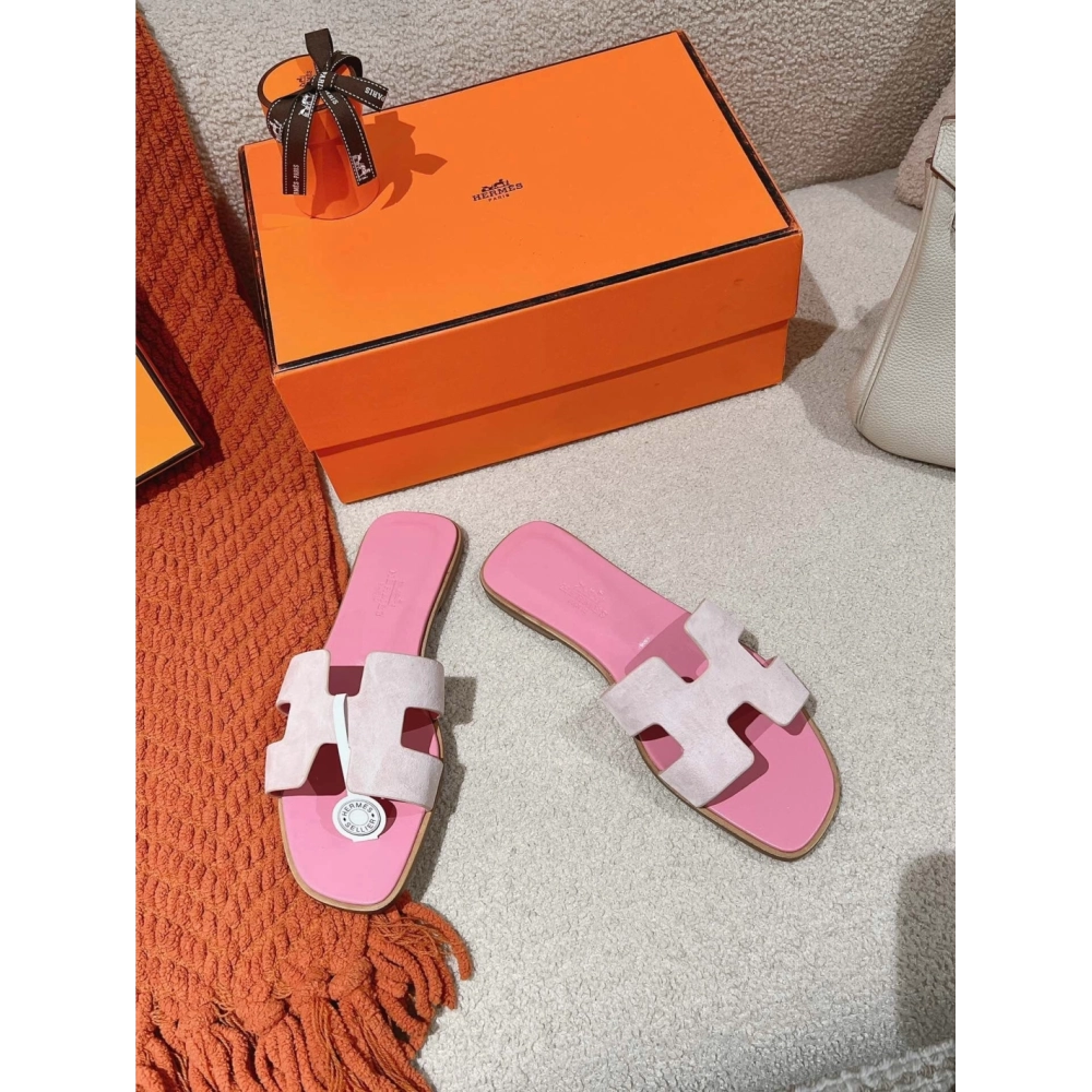 Hermes Oran slides summer shoes_11