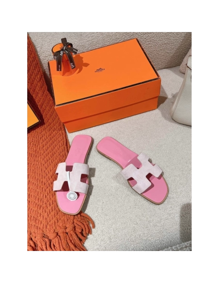 Hermes Oran slides summer shoes_11