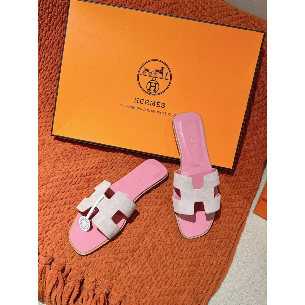 Hermes Oran slides summer shoes_11
