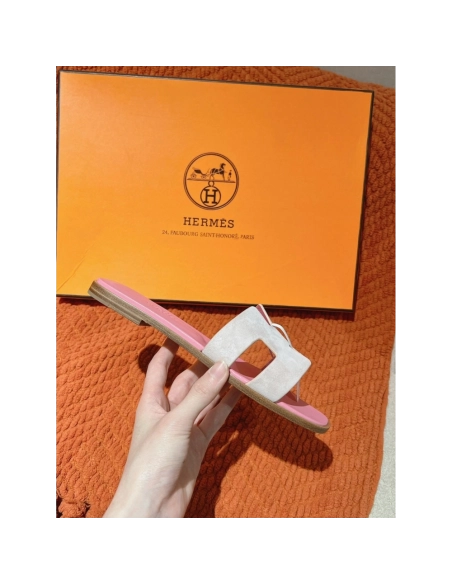 Hermes Oran slides summer shoes_11
