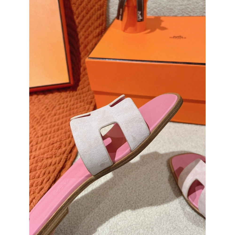 Hermes Oran slides summer shoes_11
