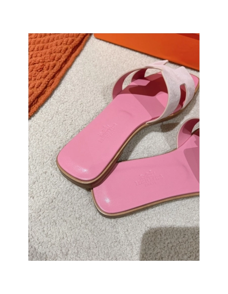 Hermes Oran slides summer shoes_11