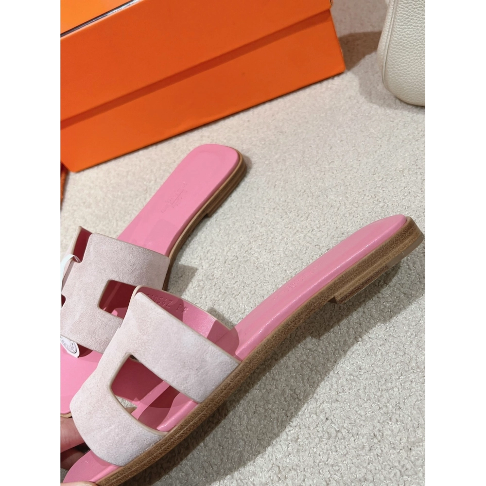 Hermes Oran slides summer shoes_11