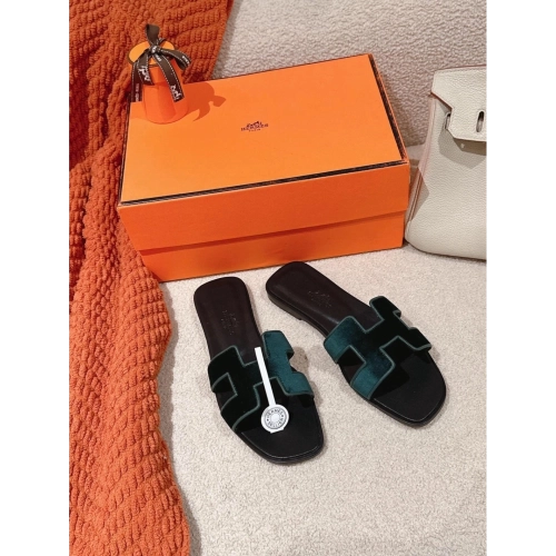 Hermes Oran slides summer shoes_14