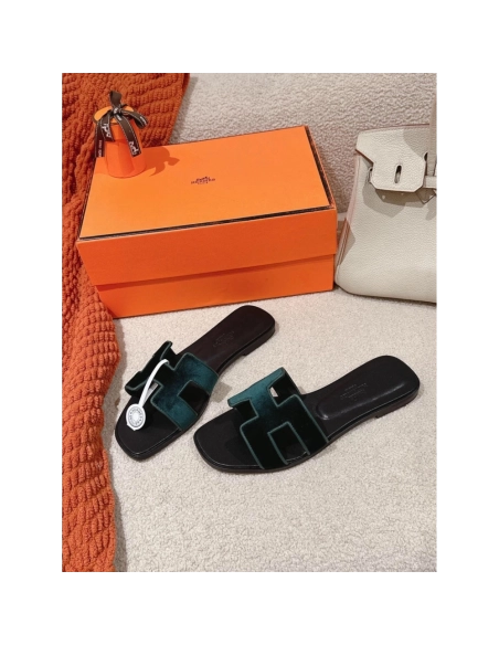 Hermes Oran slides summer shoes_14