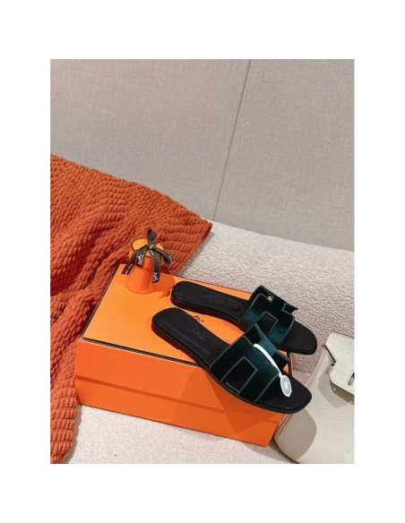 Hermes Oran slides summer shoes_14