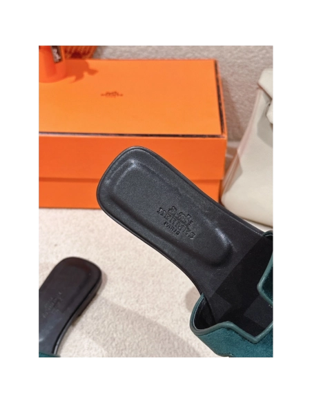 Hermes Oran slides summer shoes_14