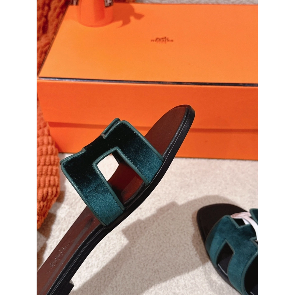 Hermes Oran slides summer shoes_14