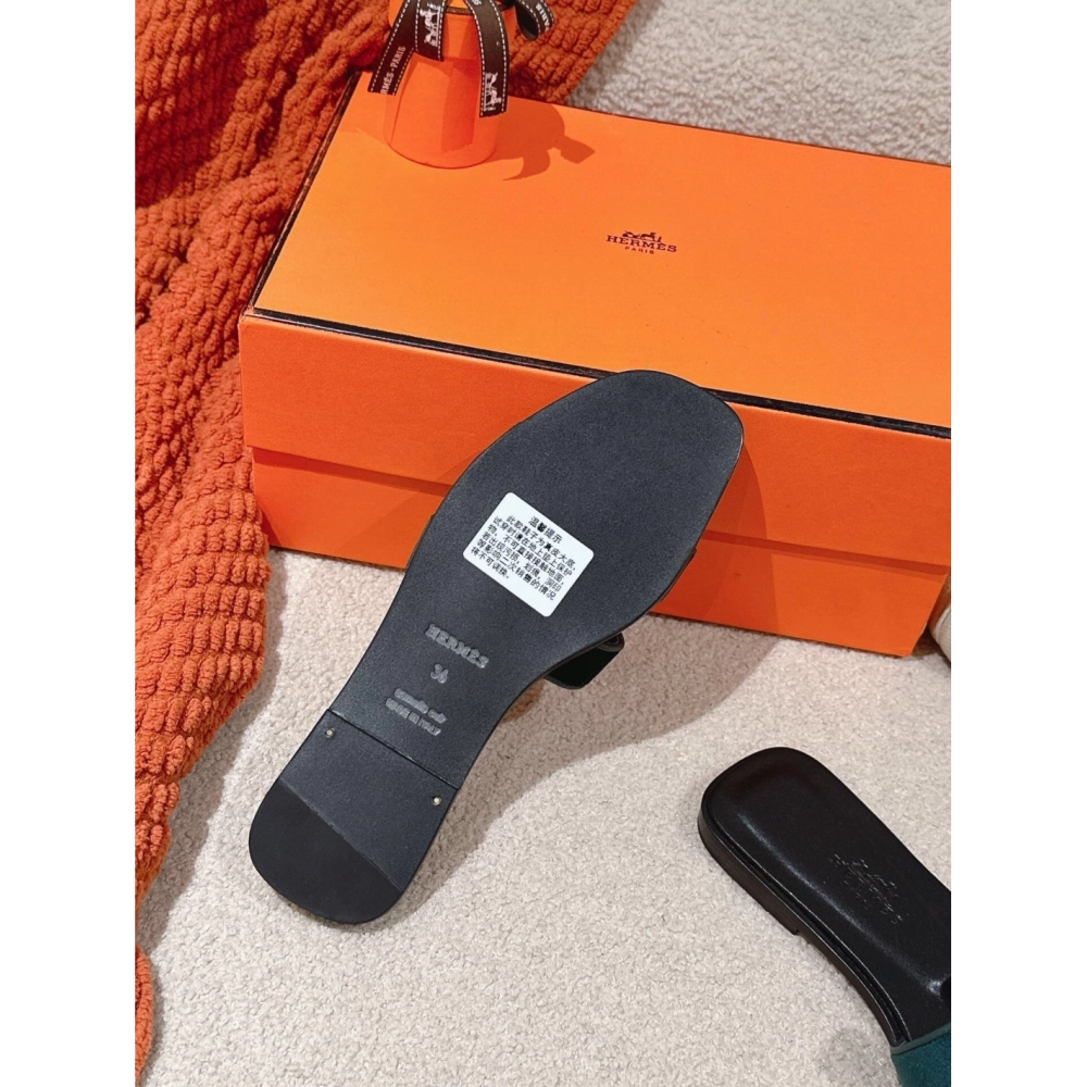 Hermes Oran slides summer shoes_14