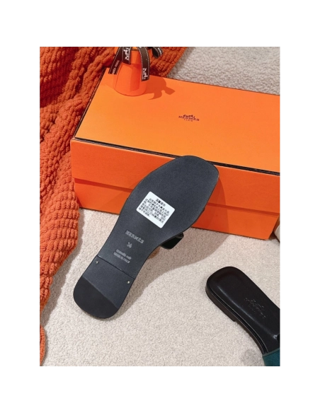 Hermes Oran slides summer shoes_14