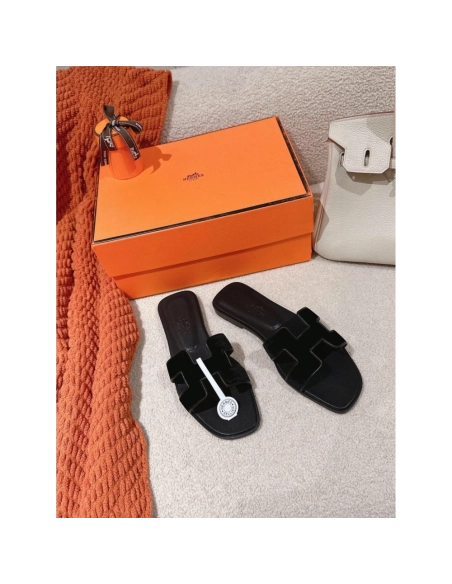 Hermes Oran slides summer shoes_15