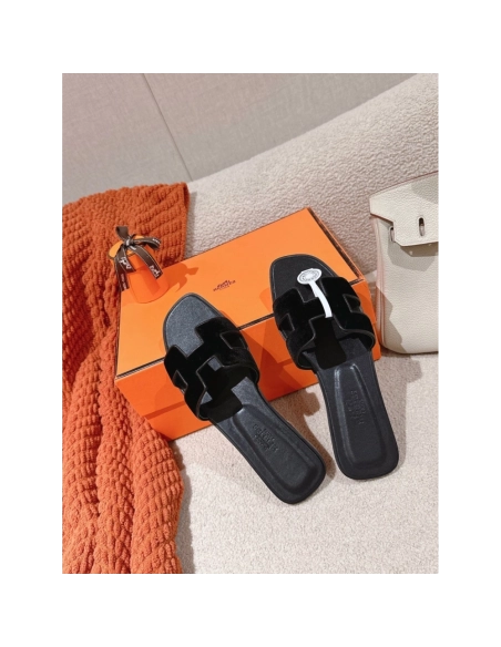 Hermes Oran slides summer shoes_15