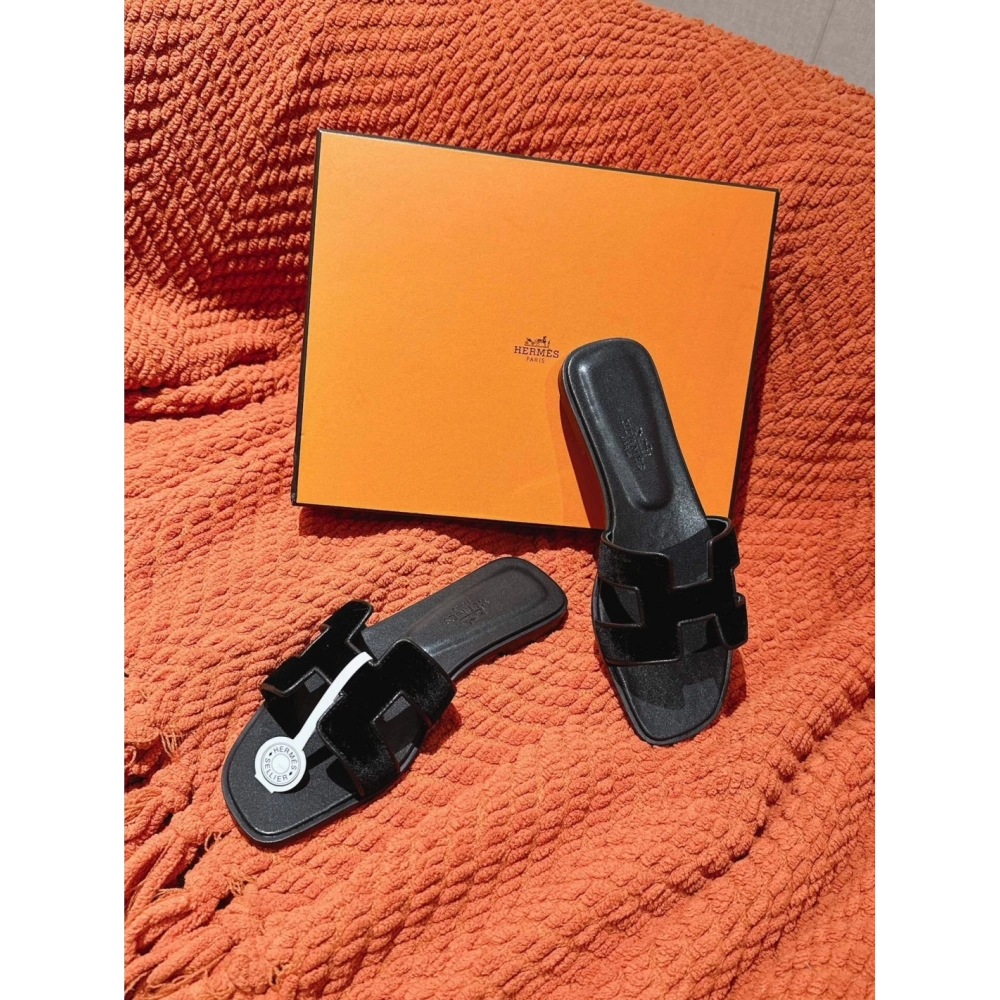 Hermes Oran slides summer shoes_15