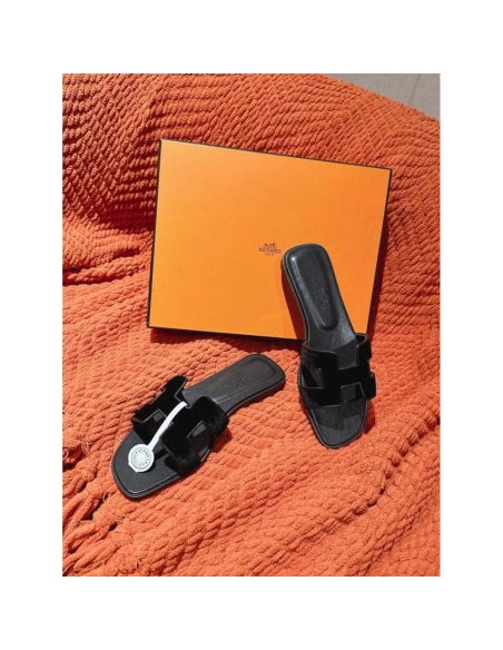 Hermes Oran slides summer shoes_15